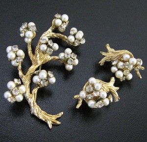 （画像用） アンティークジュエリー パールRSの木セット