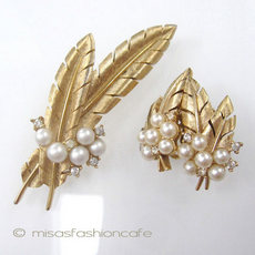 （画像用） クラウントリファリ Trifari 羽　セット