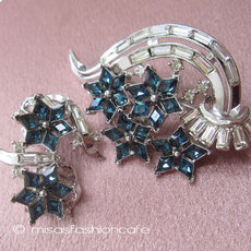 （画像用） クラウントリファリ Trifari流れ星セット