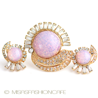 （画像用） オパール・アートグラス フローラル　セット