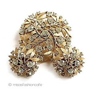 （画像用） Trifari　 トリファリ ローレル月桂樹セット