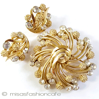 （画像用） Trifari　 トリファリ タンポポの花 セット