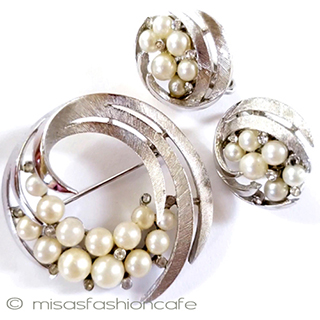 （画像用） Trifari　 トリファリ パールＲＳ　セット