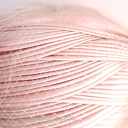 （画像用） ヴィンテージ　ハット ピンク＆チュール