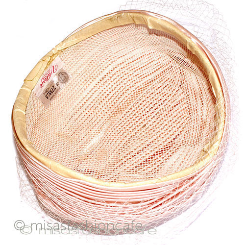 （画像用） ヴィンテージ　ハット ピンク＆チュール