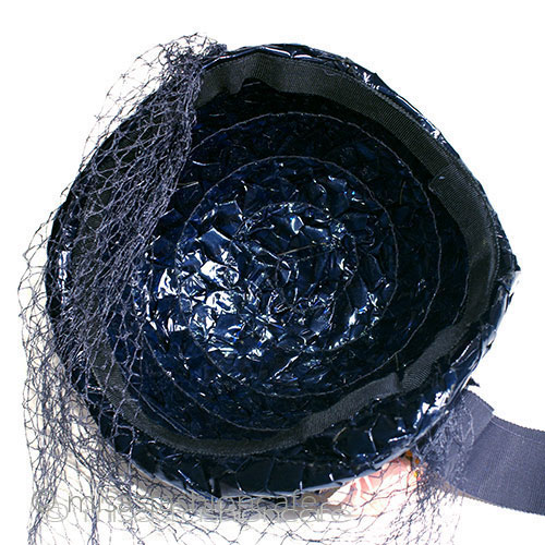 （画像用） ヴィンテージ　ハット 花ブーケ＆チュール