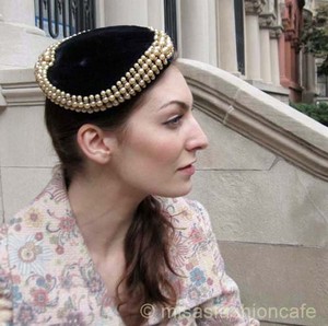 （画像用） ヴィンテージ　ハット パール