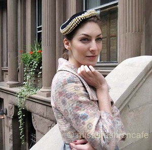 （画像用） ヴィンテージ　ハット パール