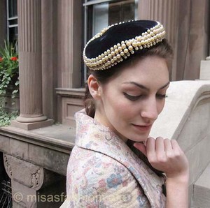 （画像用） ヴィンテージ　ハット パール