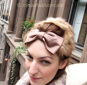 （画像用） ヴィンテージ　ハット ラビットファー