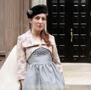 （画像用） ヴィンテージ　ハット ラインストーン