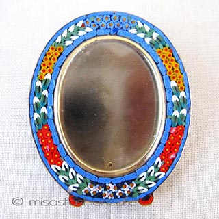 （画像用） アンティーク雑貨 モザイク写真立て