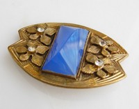 （画像用） スミレのお花ブローチ