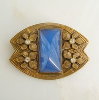 （画像用） スミレのお花ブローチ