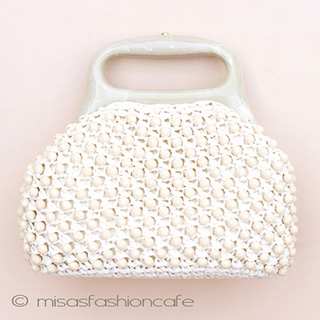 （画像用） ビンテージバッグ イタリア製　かご