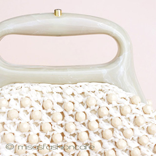 （画像用） ビンテージバッグ イタリア製　かご