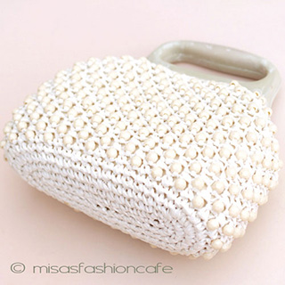 （画像用） ビンテージバッグ イタリア製　かご