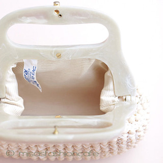 （画像用） ビンテージバッグ イタリア製　かご